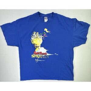 Monty Python's Spamalot T Shirt Blue 2XL Wynn Las Vegas Comedy Musical